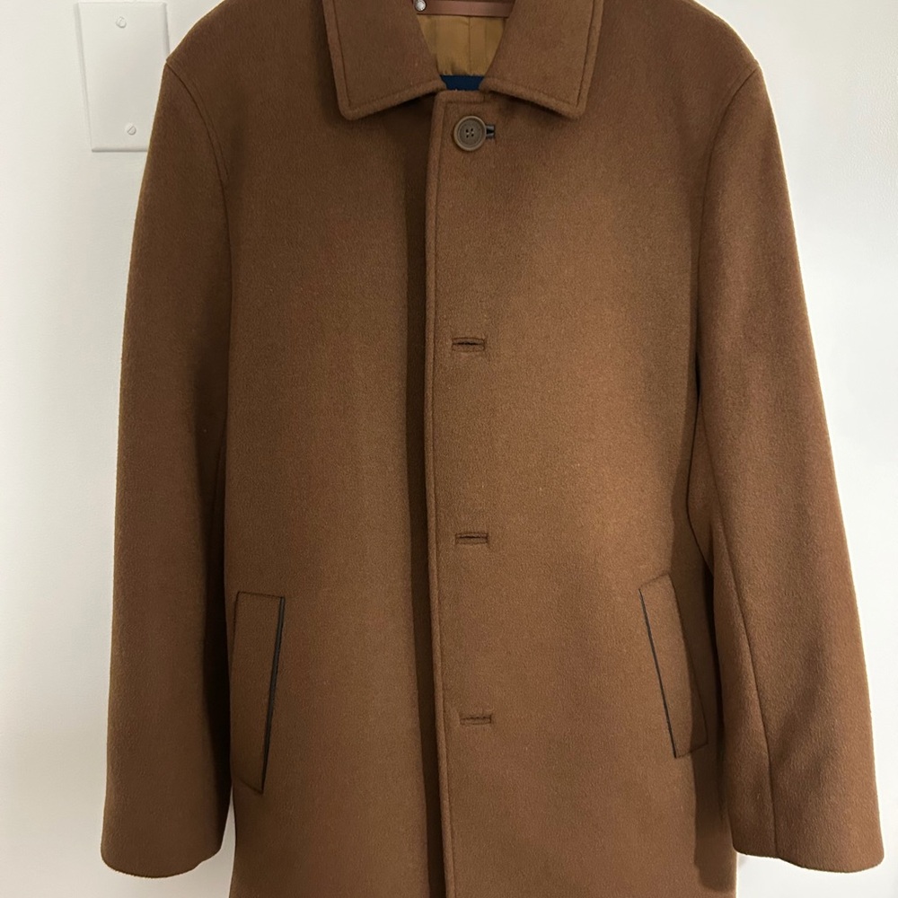 Cole Haan Men's Tan Pea Coat